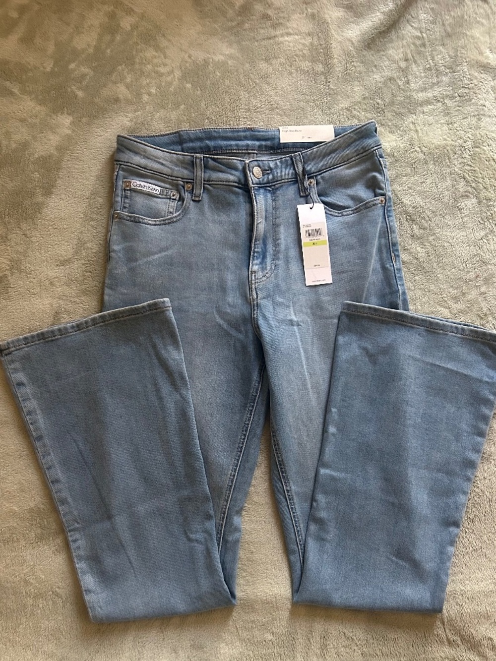 Calvin Klein High Rise Flare Jeans